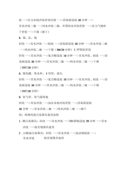 医疗器械清洗消毒灭菌流程