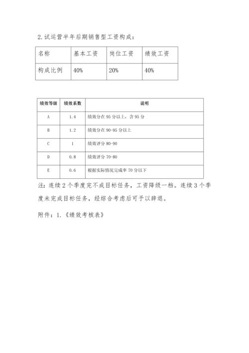 金融绩效-提成草案【模板】.docx