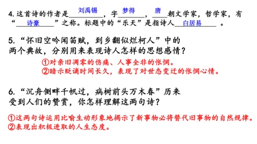 14 诗词三首《酬乐天扬州初逢席上见赠》课件