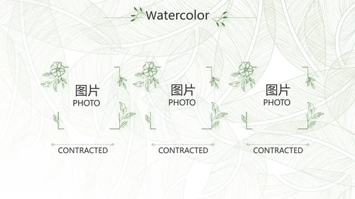 绿色小清新工作总结汇报计划PPT