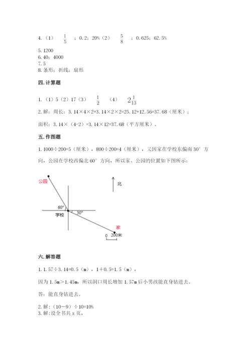 人教版六年级上册数学期末考试卷附答案（培优）.docx