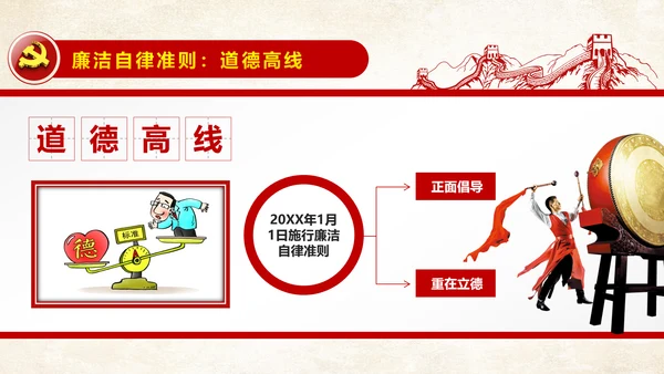 解读新版廉洁自律准则纪律处分条例PPT