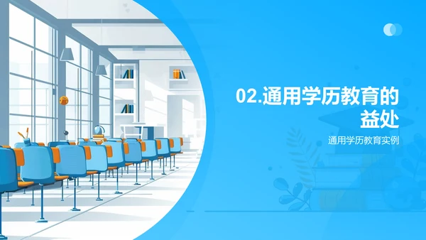 解读通用学历教育PPT模板