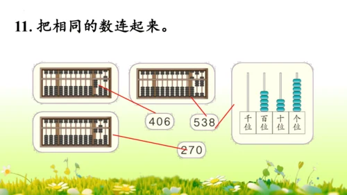 1.1000以内数的认识（课件）-二年级下册数学人教版(共4课时 109张PPT)