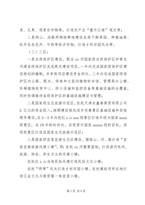 关于学习特色小镇考察经验，推进宜居宜游生态小城镇建设的设想 (2).docx