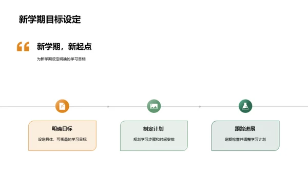 新学期新规划