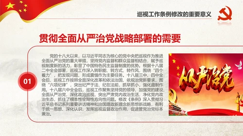 学习新版巡视工作条例3.0版解读PPT