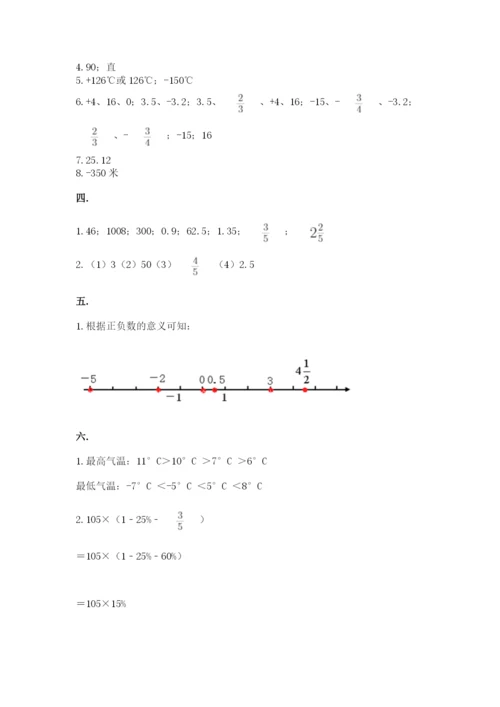 小学数学六年级下册竞赛试题（原创题）.docx