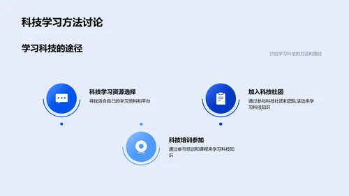 科技学习新策略PPT模板