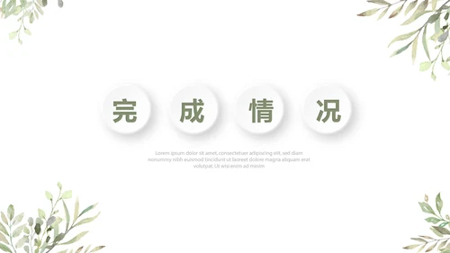 绿色小清新公司产品介绍宣传通用PPT动态模板