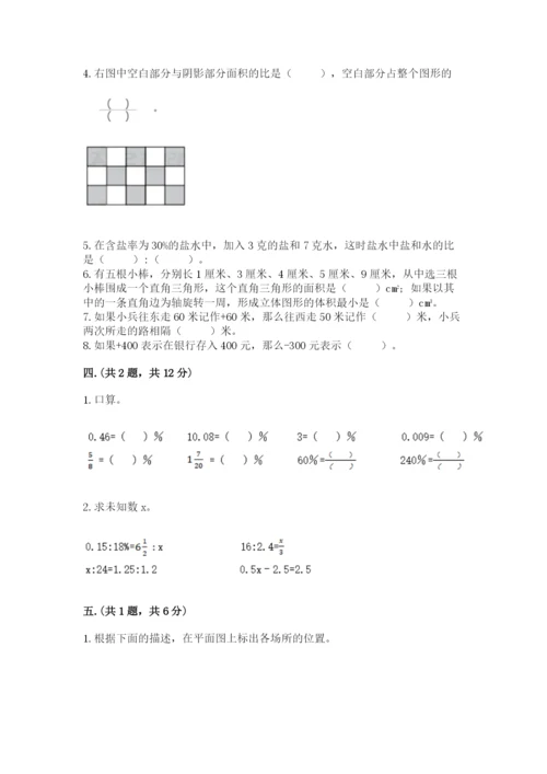 山西省【小升初】2023年小升初数学试卷含答案【模拟题】.docx