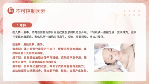 粉色简约美容知识培训大全PPT模板宣传PPT动态PPT