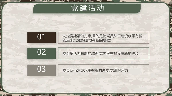 迷彩风部队军事工作总结汇报动态PPT