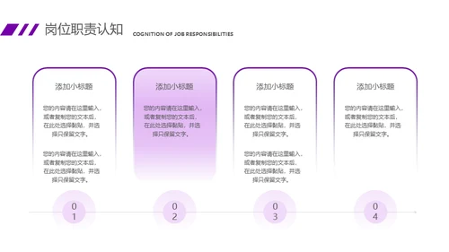 紫色大气商务风竞聘述职报告通用PPT课件