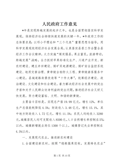 人民政府工作意见.docx