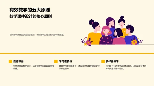 课件设计与应用PPT模板
