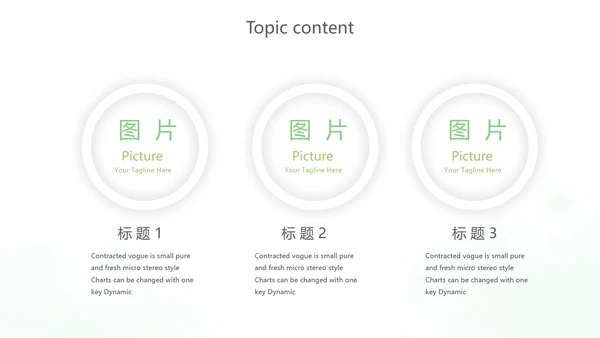 绿色小清新述职报告动态PPT模板