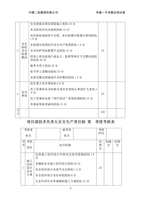 安全生产责任制考核办法及记录.docx