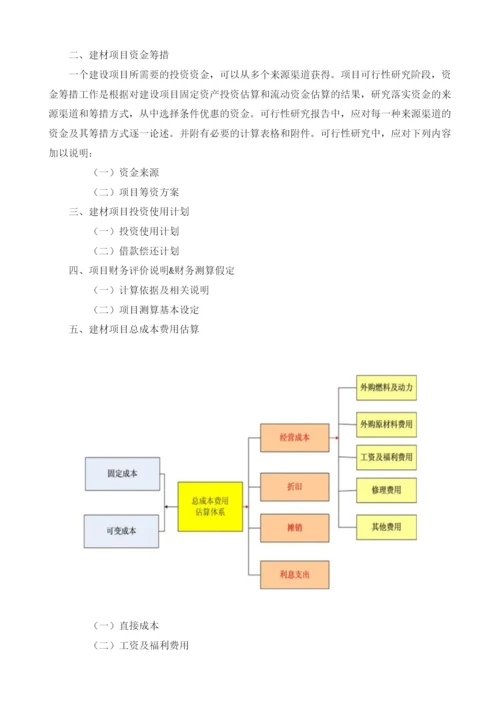 建材可行性报告模板.docx