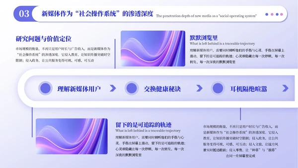 蓝紫色简约风工作结业汇报PPT模板