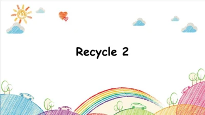 人教PEP英语五年级下册Recycle 2 课件(共41张PPT)