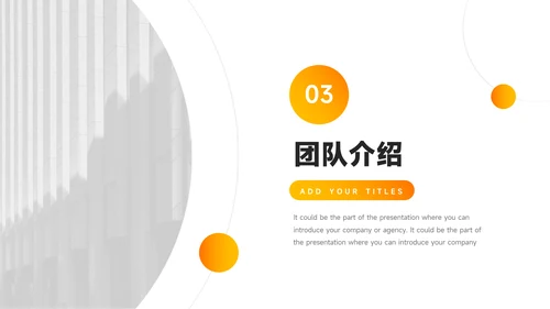 金黄企业商业计划书PPT模板