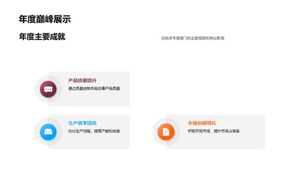 制造部门年度回顾