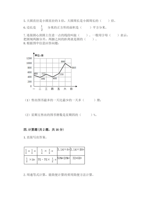 小学数学六年级上册期末测试卷附完整答案【典优】.docx