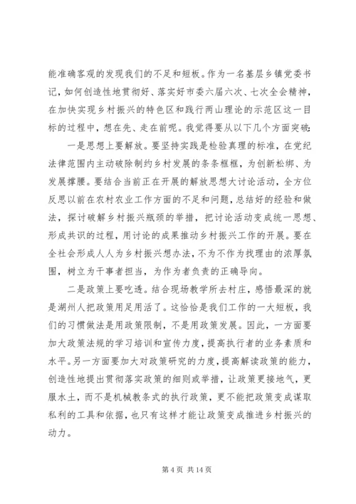 乡镇振兴心得体会精选多篇.docx