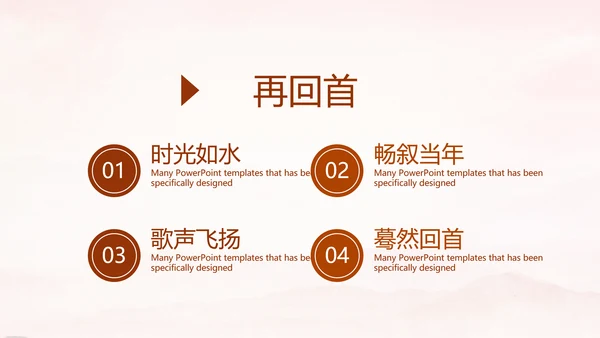 怀旧风格1020年同学联谊会PPT模板