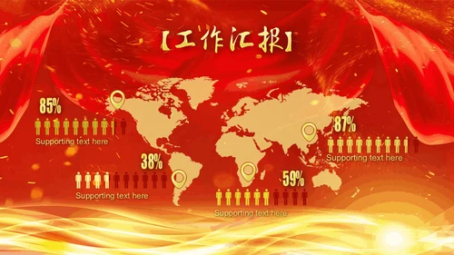 创新赢未来公司年终汇报颁奖典礼通用PPT模板