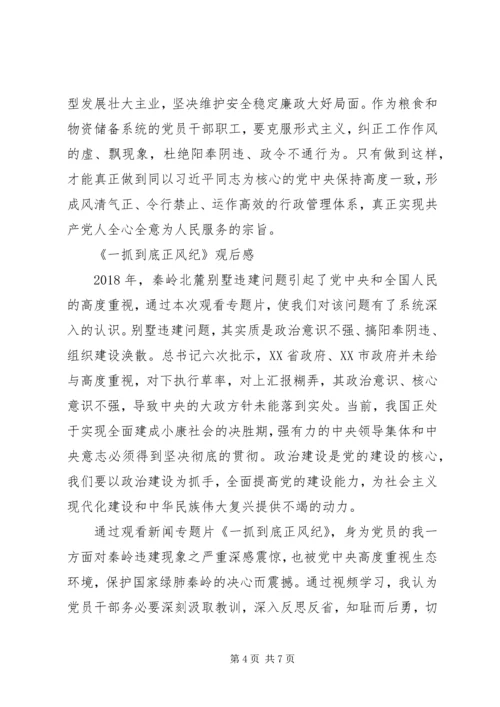 观看《一抓到底正风纪——秦岭违建整治始末》心得感想3篇.docx