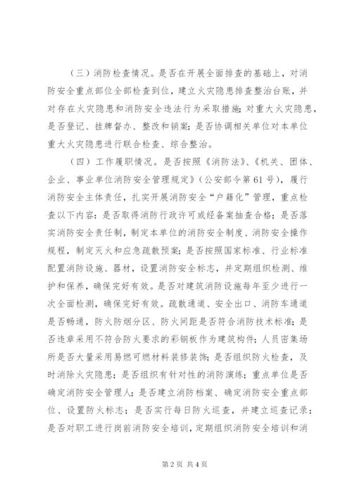 卫生计生系统夏季消防检查工作方案.docx