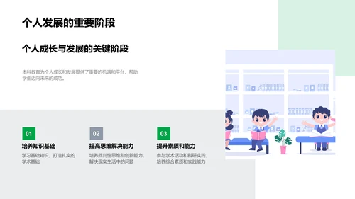 本科教育实践报告PPT模板