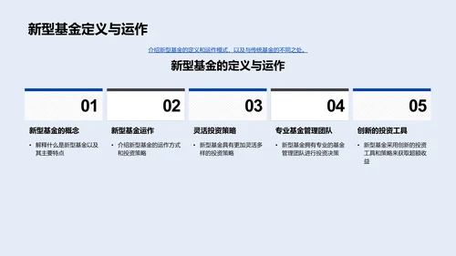 新型基金投资解读PPT模板