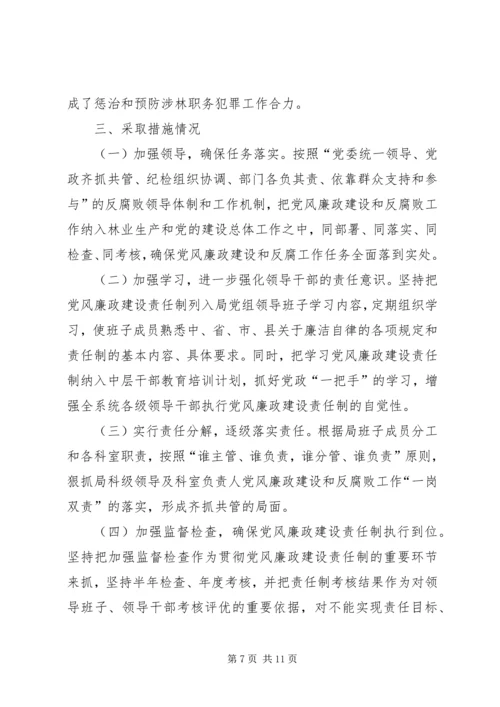 惩防体系建设和党风廉政建设自查报告.docx