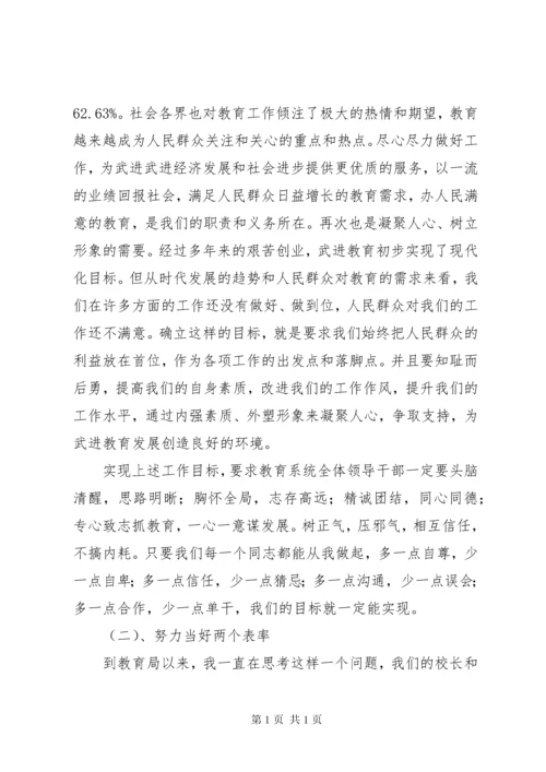 学校长暨招生工作会议上讲话.docx