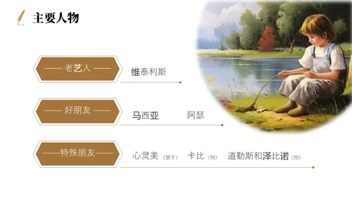 简约插画风苦儿流浪记读书分享会PPT课件