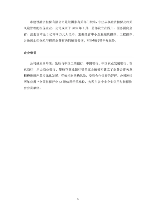 融资担保有限公司员工手册(全套).docx