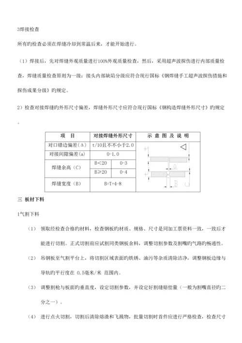 钢结构箱型柱加工工艺.docx