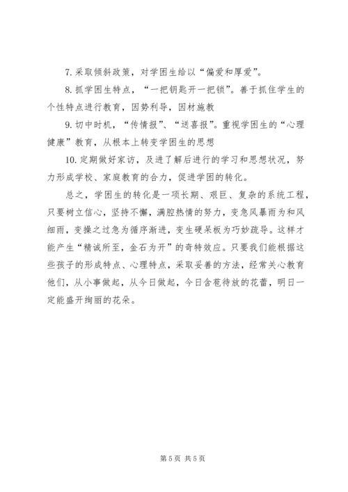 二(六)班学困生辅导计划.docx
