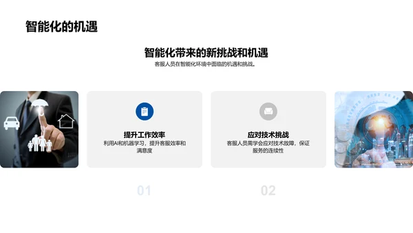 智能化客服技能提升PPT模板