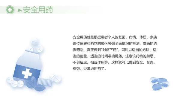 绿色清新药店年终工作汇报动态PPT模板