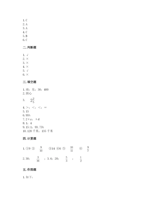 2022年人教版六年级上册数学期末测试卷完美版.docx