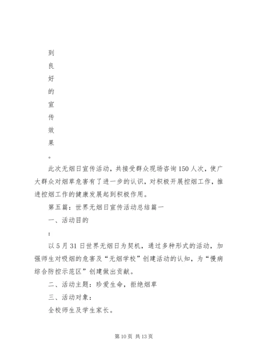 吉安镇卫生院开展无烟日宣传活动.docx