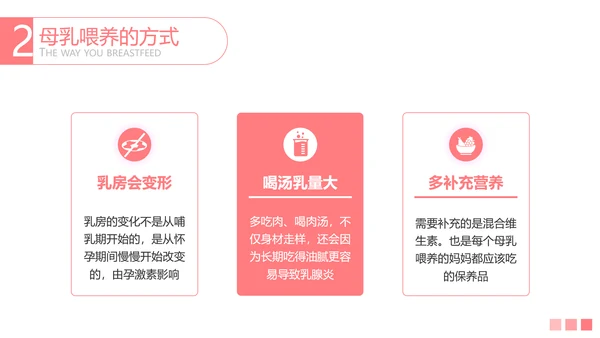 母乳喂养知识讲堂准妈妈母婴育婴宝妈PPT模板