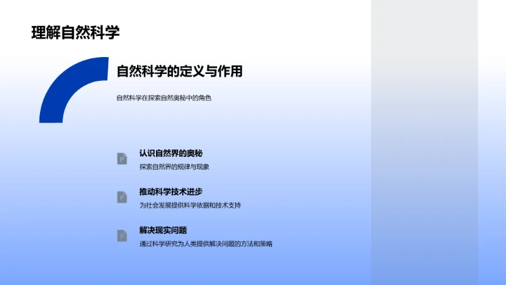 科学周教育分享PPT模板