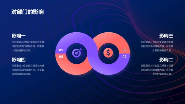 紫色简约扁平渐变竞聘简历PPT
