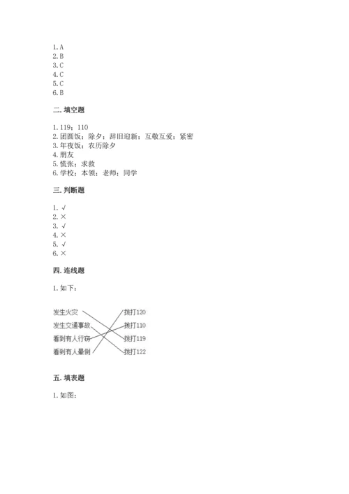 部编版三年级上册道德与法治期末测试卷含答案【a卷】.docx