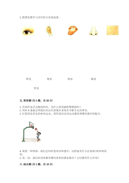 教科版二年级下册科学期末测试卷含答案（轻巧夺冠）.docx